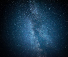 Wall Mural - night starry sky. stars in the dark night sky. milky way galaxy.