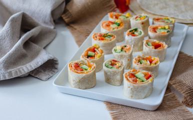 Tortillas Roll Up Sandwich 