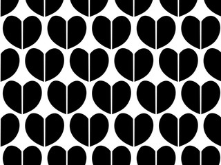  Repeating heart shape vector pattern