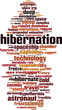 © laufer - Hibernation word cloud