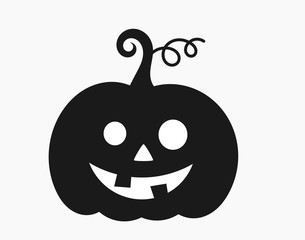 Canvas Print - halloween pumpkin jack o lantern icon