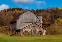 Old Barn In Fall 