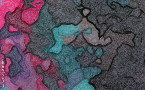 Psychedelic visual art abstract design pattern background, good for decorate ...