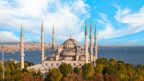 Photographie The Sultanahmet Mosque (Blue Mosque) - Istanbul, Turkey