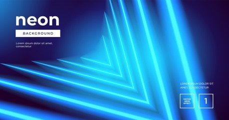 Poster - futuristic abstract colorful vector background with glowing electric bright neon lines . abstract mo
