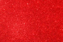 Red Glitter Texture Abstract Background, For Any Celebration, Christmas, New Year, Birthday, Valentin's Day...