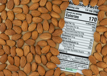 The Nutritional Facts Of Almonds. Ingredient Of Ketogenic Diet.