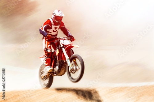 Obrazy Motocross  akcja