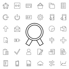 Poster - bestseller neon icon. Elements of web set. Simple icon for websites, web design, mobile app, info graphics