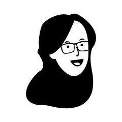 Poster - woman with glasses icon image