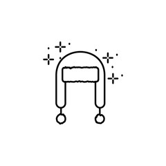 Aufkleber - Hat clothes icon. Simple line, outline vector of winter vacation icons for ui and ux, website or mobile application