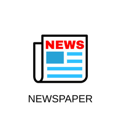 Poster - Newspaper icon. Newspaper concept symbol design. Stock - Vector illustration can be used for web.