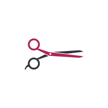 Scissors Logo Template Vector Icon