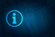 Info icon futuristic digital abstract blue background