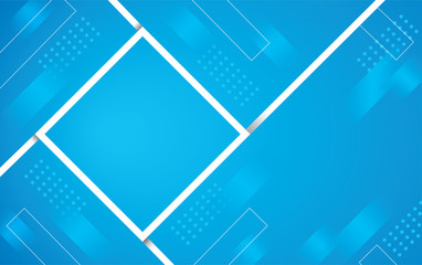 Leinwandbilder - abstract blue color square background vector illustration EPS10