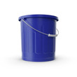 © Dualpat - blue bucket isolated on white background