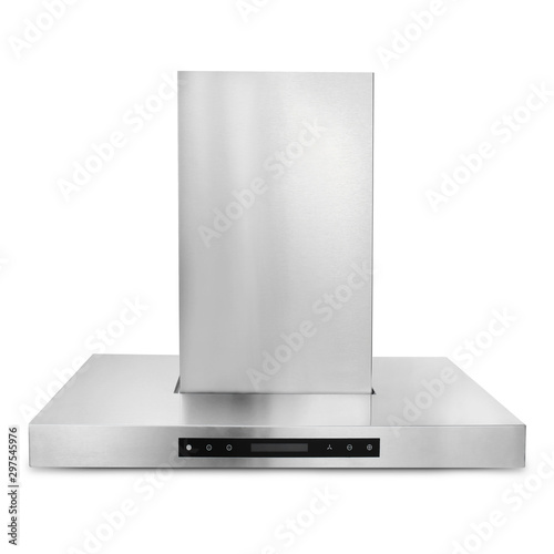 Fotografía Wall Mount Range Hood Isolated on White Background