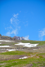 Snow Mountains In Armenia Aragaz