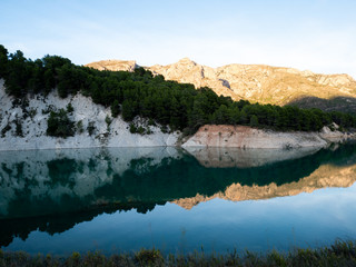 Wall Mural -  mountain reflections in the lake