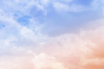 Wall Mural - blue sky with clouds