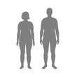 © pikovit - woman and man silhouette