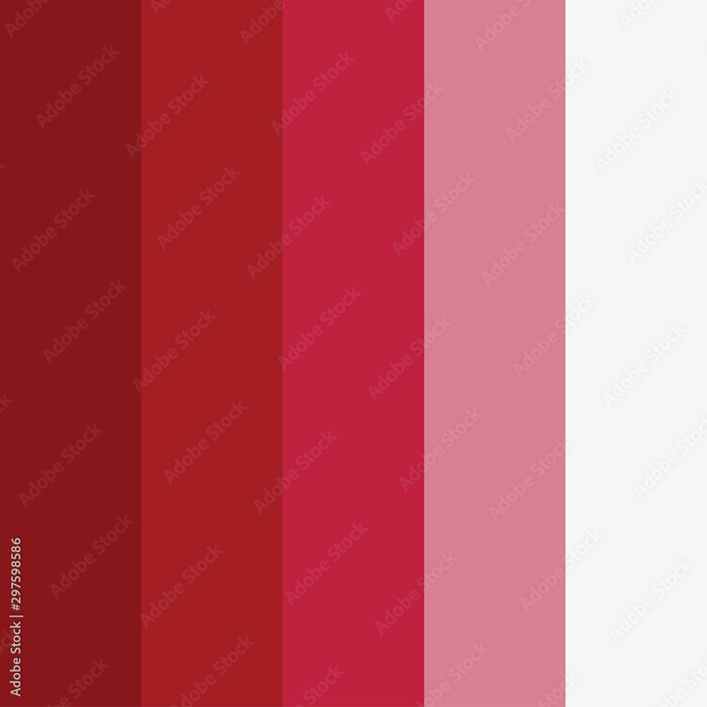 Red Color Pack Red color palette vector illustration set Stock Vector | Adobe Stock