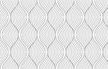 Wall Mural - vector geometric pattern. abstract stylish background with texture of abstract leaves or flower. flo