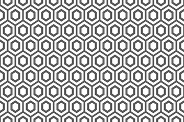 Poster - abstract hexagonal grid seamless background.