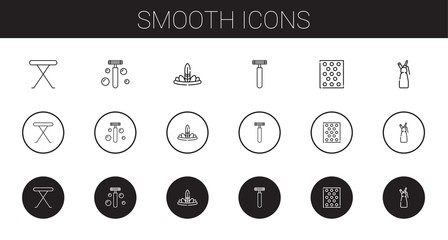 Sticker - smooth icons set