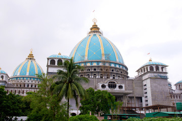 Newly made Hindu Temple of International Society for Krishna Consciousness (ISKON)- at Mayapur near Nabadwip, West Bengal,India. It is birthplace of Chaitanya Mahaprabhu.