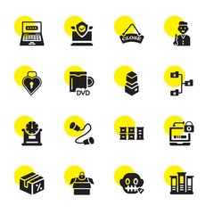 Sticker - closed icons