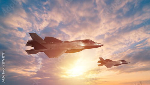 Cuadros en Lienzo air combat fighter secne background photo