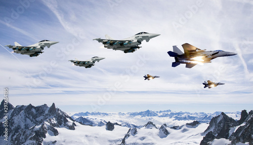 fighter-planes-flying-in-high-altitude-clouds