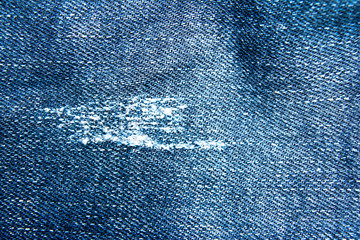 Denim jeans texture or denim jeans backgroun / Old grunge vintage denim jeans.