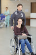 © auremar - husband and patient sitting on a wheelchair
