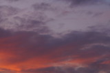 Fototapeta Na sufit - Beautiful orange evening sky