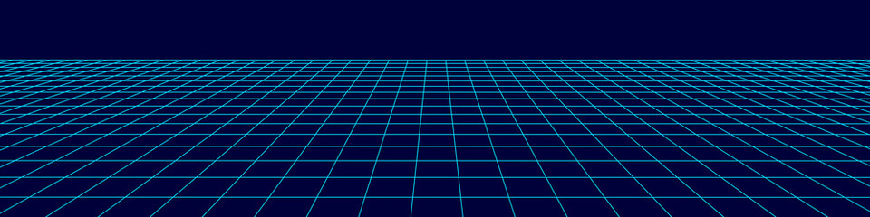 perspective grid background. abstract vector wireframe landscape. abstract mesh background. vector i