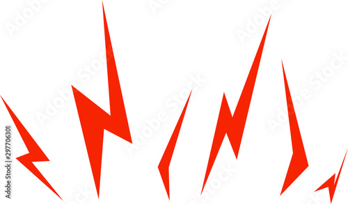 Fotografía Simple Lightning Thunder Bolts Illustration