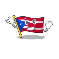 Sticker - Successful flag puerto rico with the character