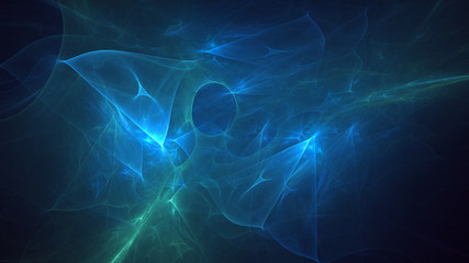Poster - fractal 3d rendering abstract light surreal background