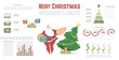 © Alla - New Year and Christmas Infographics Set with Santa