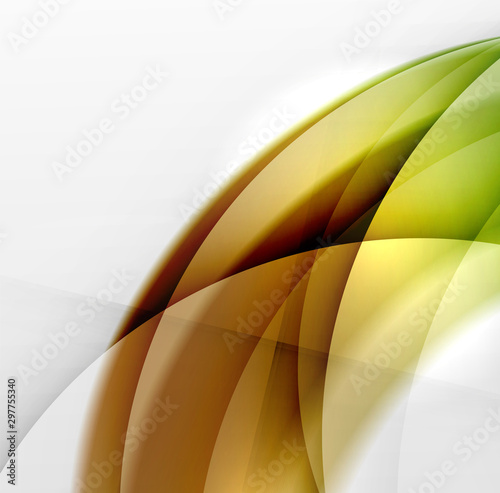 Wave color transparent background design