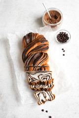 Canvas Print - Chocolate Babka or Brioche