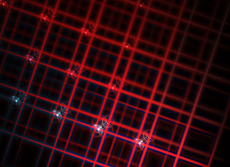 Wall Mural - Abstract color dynamic background with lighting effect. Fractal art