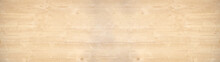 Old Brown Rustic Light Bright Wooden Maple Texture - Wood Background Panorama Banner Long