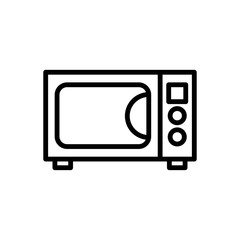 Sticker - Microwave icon trendy