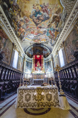 Poster - Altar of St Mary cathedral in Acireale town on Sicily Island in Italy