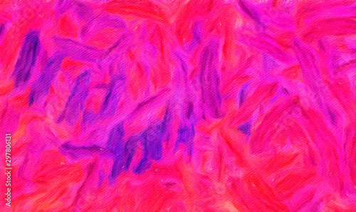 Abstract modern art background. Oil painting on canvas. Watercolor elements m...