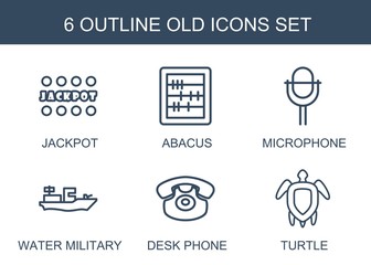 Poster - 6 old icons