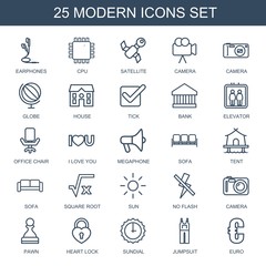 Poster - 25 modern icons